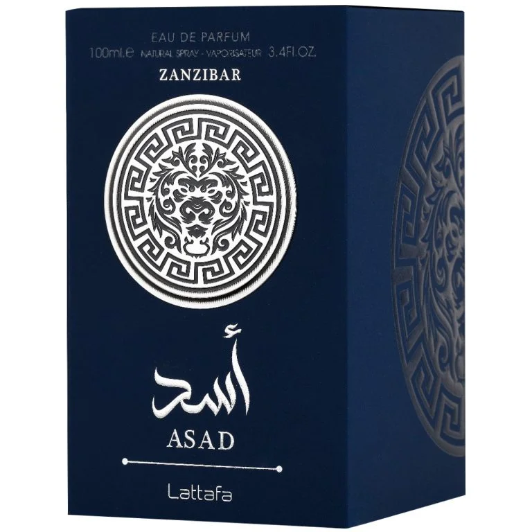 Asad Zanzibar de Lattafa Eau de Parfum 100ml - Imagem 3