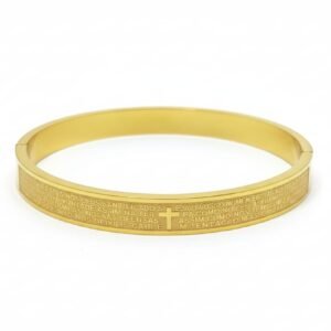 Bracelete – Aço Inoxidável - "Pai Nosso" | Ref: 23025